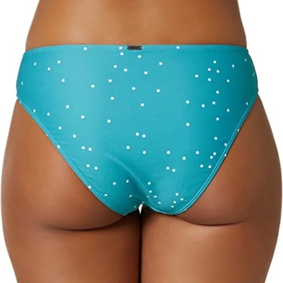 O'Neill XL Blue/White Polka Dot Hipster Bikini Swim Suit Bottom - Picture 2 of 4